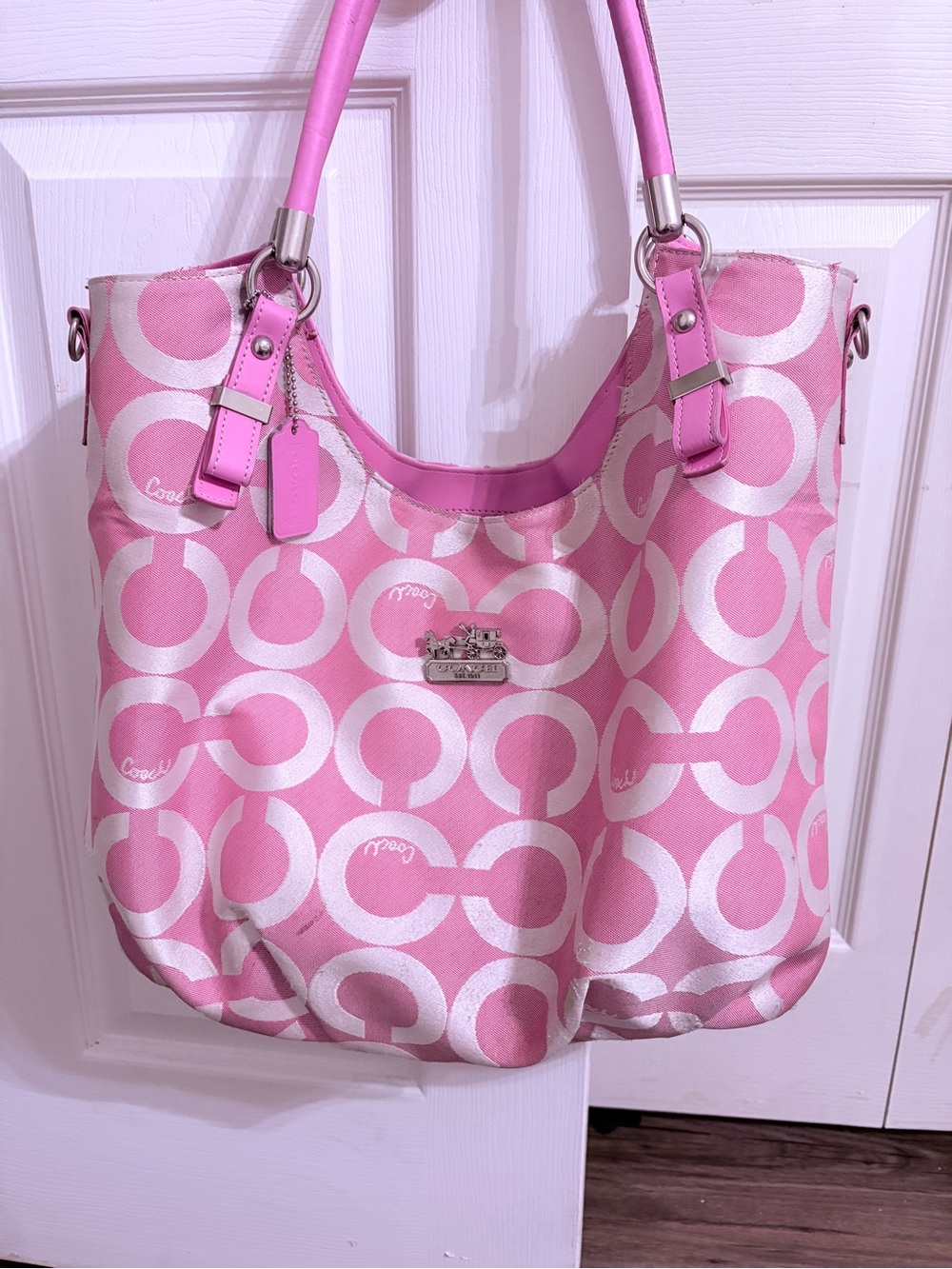 COACH Pink Signature Bag